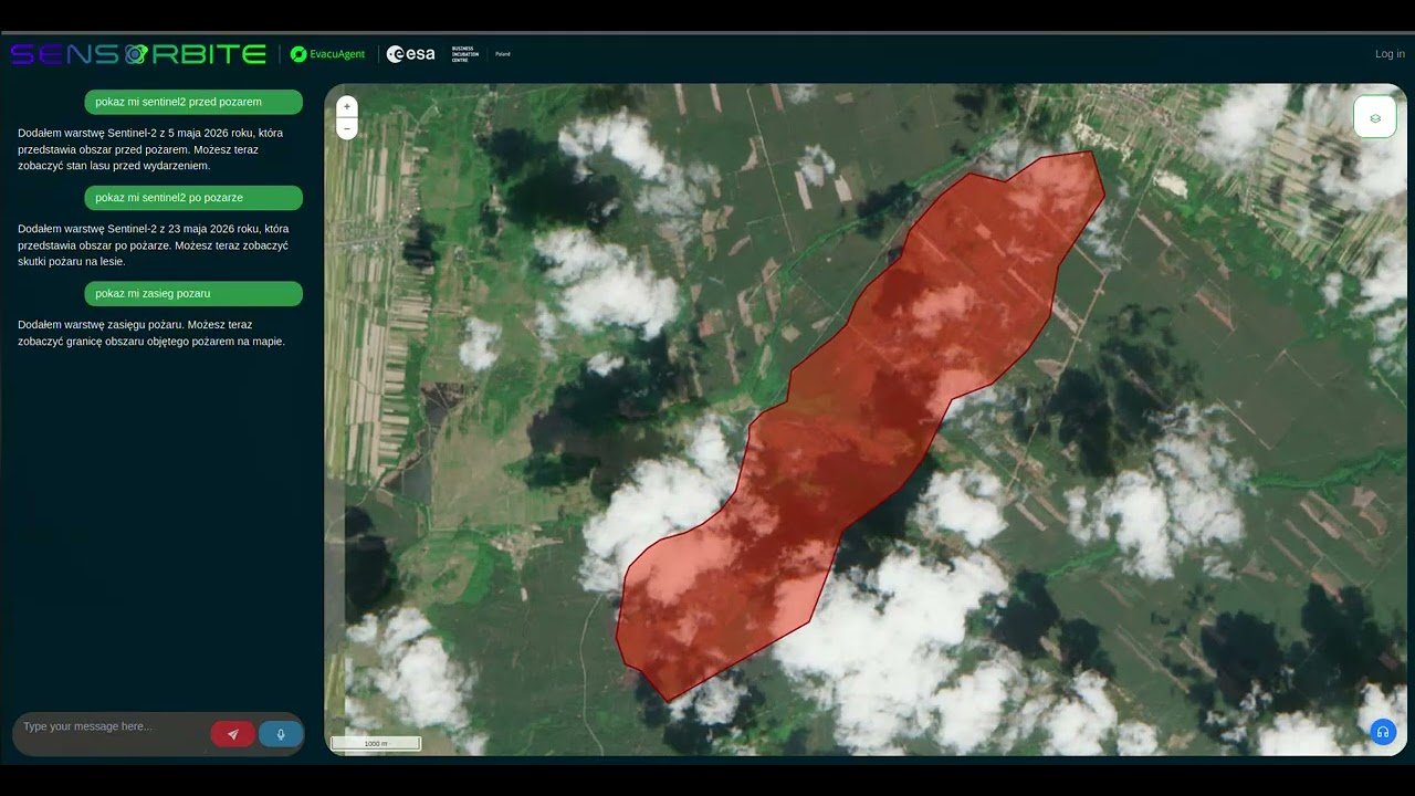 Forest fire in Poland: EvacuAgent on your own servers