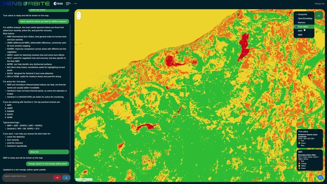Forest fires in Wales: a burn damage map in minutes